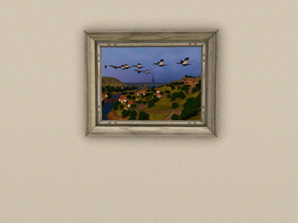 Sims 3 — Painting Landscape France2 Birds by Peachybitz1 — Painting Landscape France2 Birds