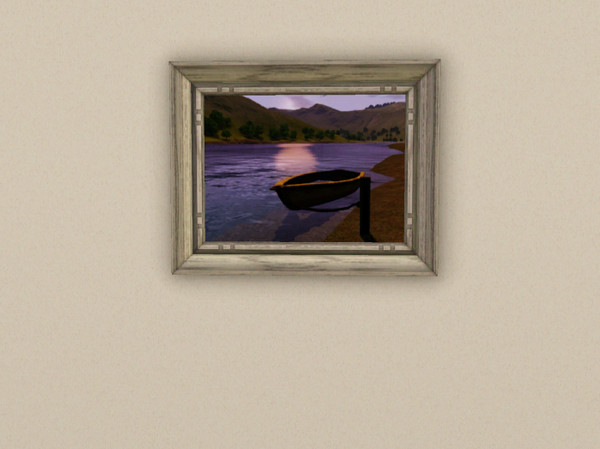 Sims 3 — Painting Landscape France2 Boat by Peachybitz1 — Painting Landscape France2 Boat