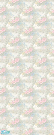 Sims 2 — Easter specialty wallpaper - AL - Spring by 71robert13 — Bouquets of spring flowers nestled in hatched egg
