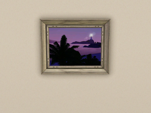 Sims 3 — Painting Landscape SV2 LighthousePink by Peachybitz1 — Painting Landscape SV2 LighthousePink
