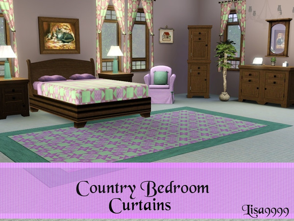 Sims 3 — Country Curtains by lisa9999 — Curtains country. Lisa9999 TSRAA