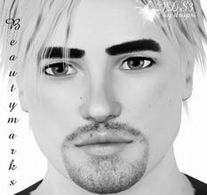 Sims 3 — JDS3 ~ Beauty Marks  by Dropsi1986 — Can be found under masks ~ *recolorable*