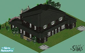 Sims 1 — The Behinder Mansion by MasterCrimson_19 — The behinder mansion, once owned by the millionaire family \"the