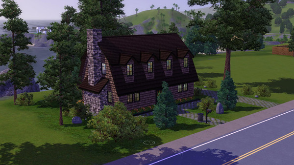 Sims 3 — Buckthorn hill - 4br, 1ba by Flexina — A simple familyhome, kitchen, familyroom, livingroom, office, playroom