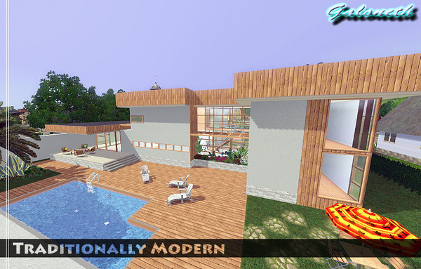 Sims 3 — Traditionally Modern by Galoneth — Traditionally Modern