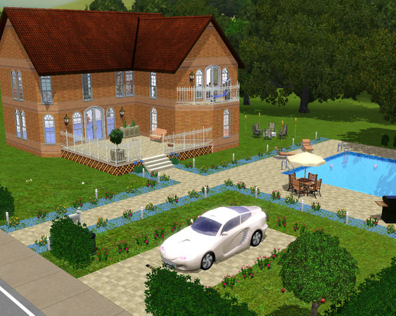 Sims 3 — Summerfield Manor by dons123 — A beauitful 4 bedroomed house, 3 bathrooms, decorated through-out
