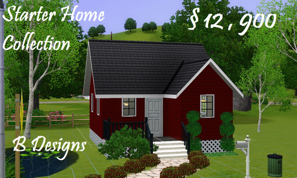 Sims 3 — B Designs Starter Home Collection #1  by littleb920 — B Designs Starter Home Collection #1 is the first of the