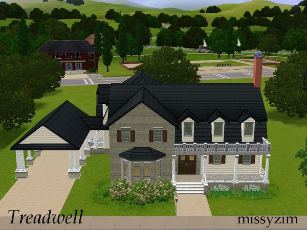 Sims 3 — Treadwell by missyzim — This is the third in my Home Town series. This house is perfect for a family just