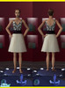 Sims 2 — short formal dress by Haziem — A pretty dress which could be used as a bridesmaid dress or in a wedding