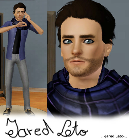 Sims 3 — Jared Leto-2010 by Sheila30STM — There's a Mistake. I Have forgot to Select his Favorite Music so there's now