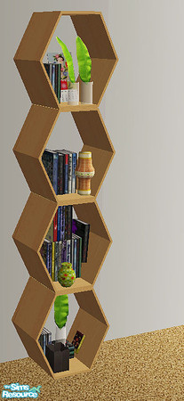 Sims 2 — Cheapcheap - bookcase by steffor — 