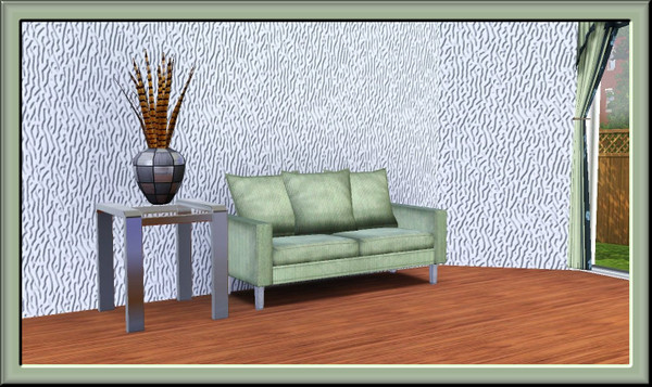 Sims 3 — Luxury Textured Vinyl Anaglypta - Bark by ziggy28 — Luxury Textured Vinyl Anaglypta bark pattern suitable for