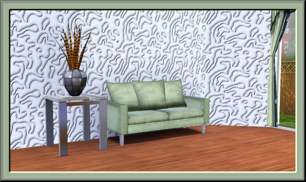 Sims 3 — Luxury Textured Vinyl Anaglypta - Liquid by ziggy28 — Luxury Textured Vinyl Anaglypta liquid pattern suitable