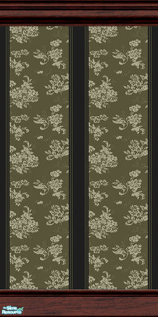Sims 2 — Libretto Wall Collection - #03 by paintedladysims — 3 of 18 designs in the collection.