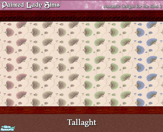 Sims 2 — Tallaght Wall Collection by paintedladysims — A collection of 10 wall designs for your sim homes.