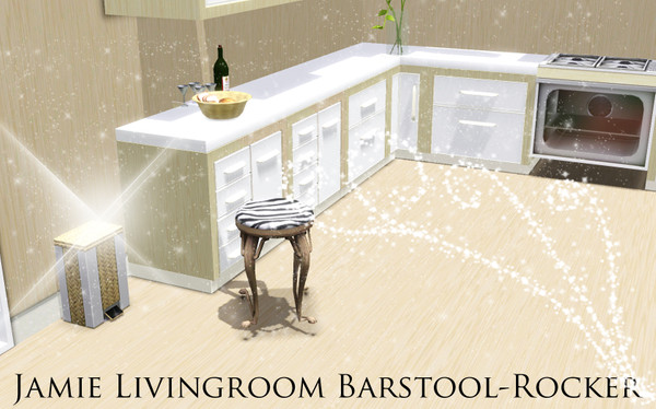 Sims 3 — Jamie Livingroom Barstool-Rocker by TSR Archive — Jamie Barstool by PS