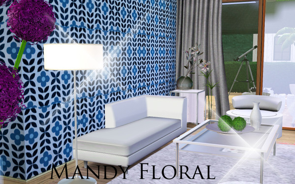 Sims 3 — Mandy Floral by TSR Archive — Mandy Floral