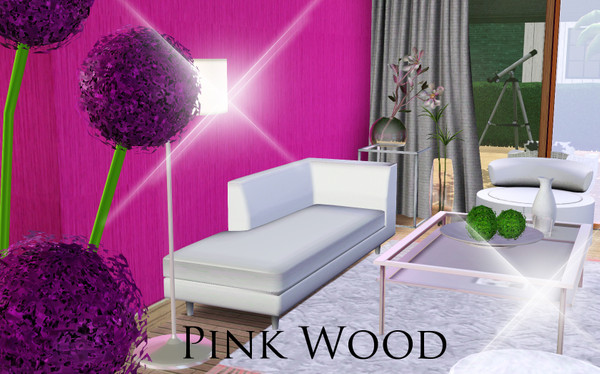 Sims 3 — Pink Wood by TSR Archive — Pink Wood