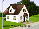 Sims 3 — Little White Cottage. by DauntedLove — Little White Cottage is a small yet welcoming home. It is fit for