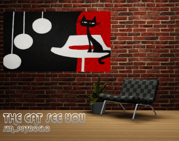 Sims 3 — The Cat See You [TSR] [Sim_Patroclo] by Sim_Patroclo — the living chair is from stylist sims and the creator of