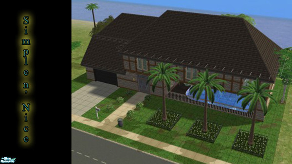 Sims 2 — Simple_n\'_Nice by Calvin88_Xilero — My 1st creation house :D 