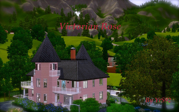 Sims 3 — Victorian Rose by YrS92 — This pink lady is big enough to support a bigger family too. Her charm hasn't faded