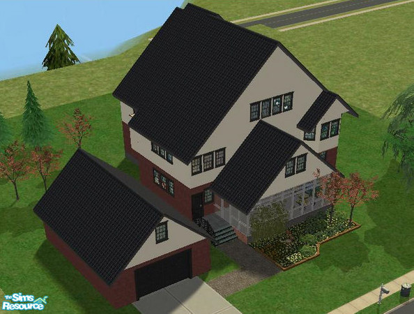 Sims 2 — The Wyman by ripley66 — Just your basic starter home completely furnished with lots of room for upgrades. Your