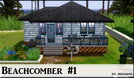 Sims 3 — Beachcomber #1 by miss_c_bong — This one bedroom, one bathroom house is filled with beachside charm, cool