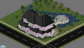 Sims 1 — Sweet Streets: Victorian House by diamondnell — This \"vanilla\" series of houses and community lots