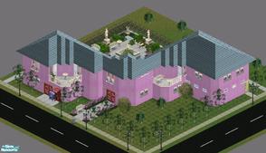Sims 1 — Sweet Streets: Hotel by diamondnell — This \"vanilla\" series of houses and community lots is based on