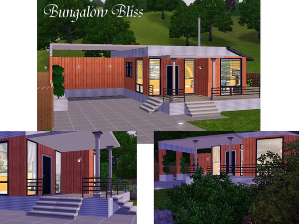 Sims 3 — Bungalow Bliss by Midnight222 — Step into ths stylish bungalow and reconnect with those quiet beachside