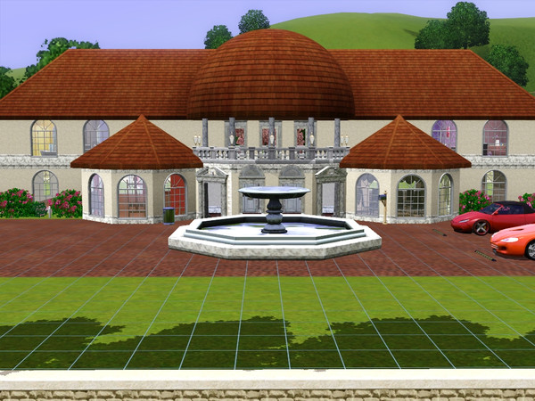 Sims 3 — White House by Tomino1801 — This house is very luxurious and stylish (as to whom), I hope you enjoy it, then
