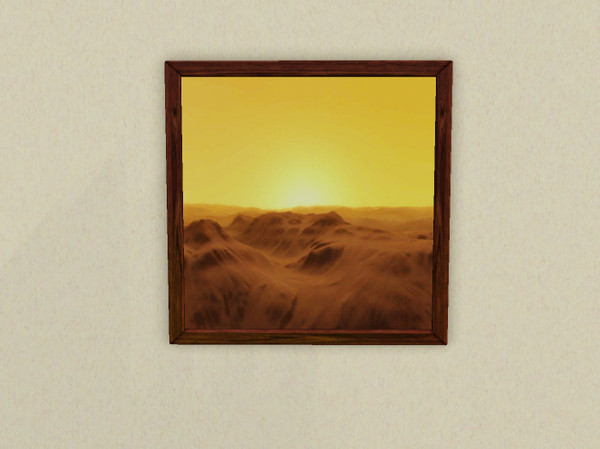 Sims 3 — Painting Landscape Eygpt4 NothingButSand by Peachybitz1 — Painting Landscape Eygpt4 NothingButSand