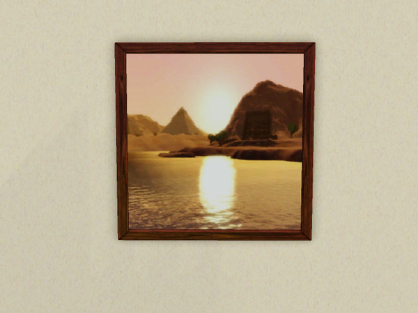 Sims 3 — Painting Landscape Eygpt4 Reflection by Peachybitz1 — Painting Landscape Eygpt4 Reflection