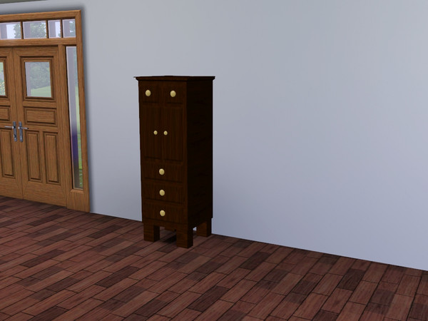 Sims 3 — Wardrobe Maya Cabinet by CaliDea — Cabinet
