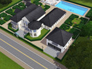 Sims 3 — Luxurious family mansion by Neo14 — Ground floor: entrance hall, formal dining room, kitchen, breakfast room, 2