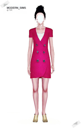 Sims 3 — Simple Long Jacket by Modern_Sims — *Recolorable http://modernsims.wo.tc by Modern_Sims