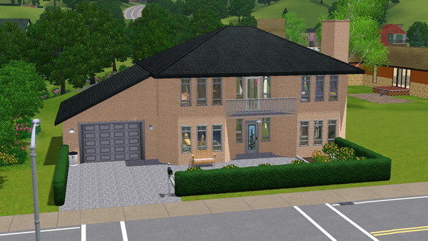 Sims 3 — Tangolina - 3br, 2.5ba by Flexina — Familyhome with a kitchen, diningroom, office and familyroom. Nice garden