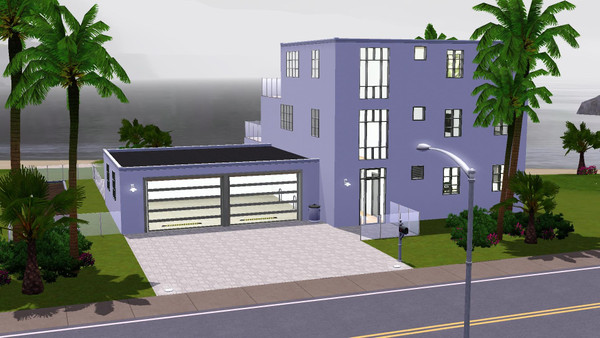 Sims 3 — Summerfun - 3br, 3.5ba by Flexina — Familyhome with kitchen, diningroom, livingroom, bar, office, playroom,