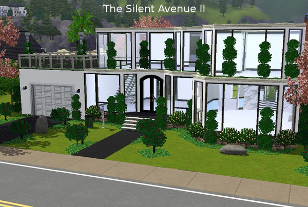 Sims 3 — The Silent Avenue II by oldmember_cava_no — My second uploaded house. This house is pretty much like The Silent