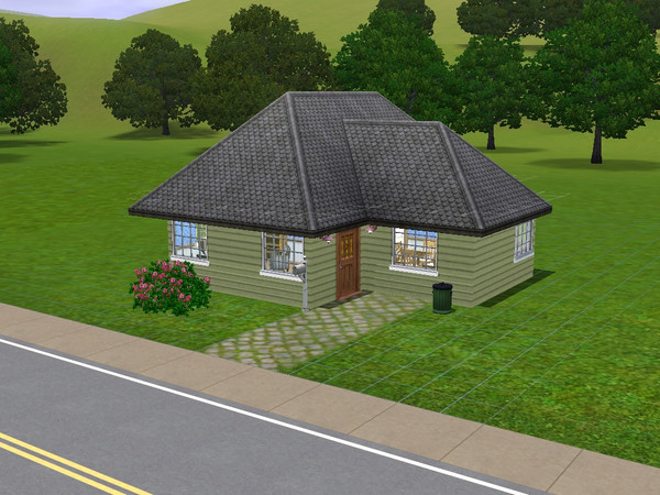 Sims 3 — 2Bed Starter Home by confused_claire — 2Bed Starter Home