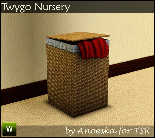 Sims 3 — Twygo Hamper by AnoeskaB — Hamper, part of the Twygo Nursery. TSRAA.