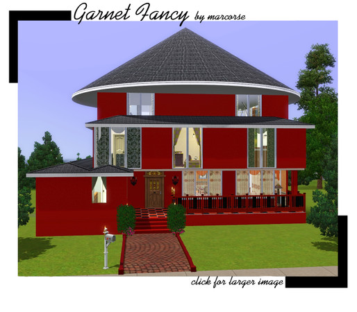 Sims 3 — Garnet Fancy by marcorse — Garnet is an ancient, deep red gem whose history dates from centuries BC. Noah used