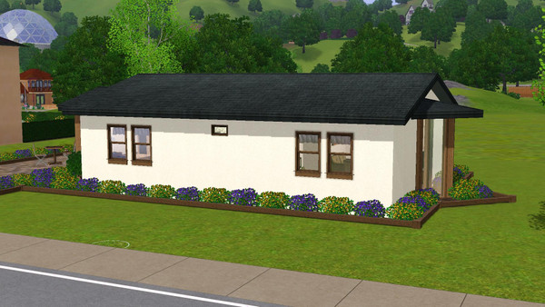 Sims 3 — Small Briget - 1br, 1ba by Flexina — A nice home for the single simmer, kitchen with dining and livingroom,