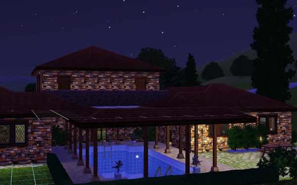 Sims 3 — Castello di Appio by jantjesmit1 — A beautiful Italian style farmhouse converted for modern living. This house