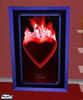 Sims 2 — Red Heart1 Painting051506 by noodleelf — Beautiful fiery heart design, lovely enough for every sim\'s taste.
