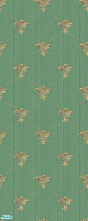 Sims 2 — Fleur de Net AL set - Creme de Menthe by 71robert13 —  Netted fleur-de-lis on a creme de menthe linen