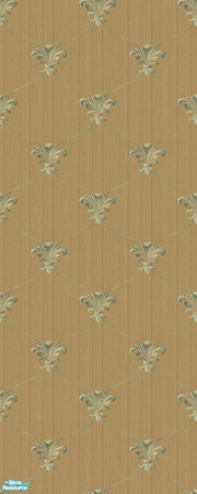 Sims 2 — Fleur de Net AL set - Tawny by 71robert13 —  Netted fleur-de-lis on a tawny linen background. Based on real