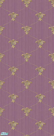 Sims 2 — Fleur de Net AL set - Dusty Rose by 71robert13 —  Netted fleur-de-lis on a dusty rose linen background. Based on