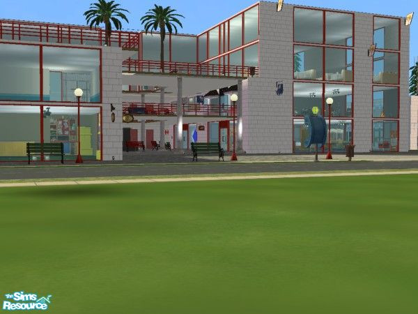 Sims 2 — Sea View Super Store by drib_ydal — A multi storey luxury super store comprising 5 shops on each floor. Current